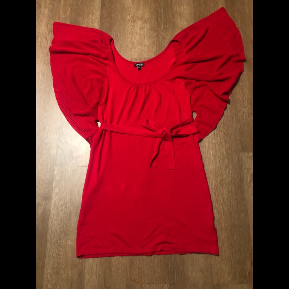 Bebe Red sweater dress